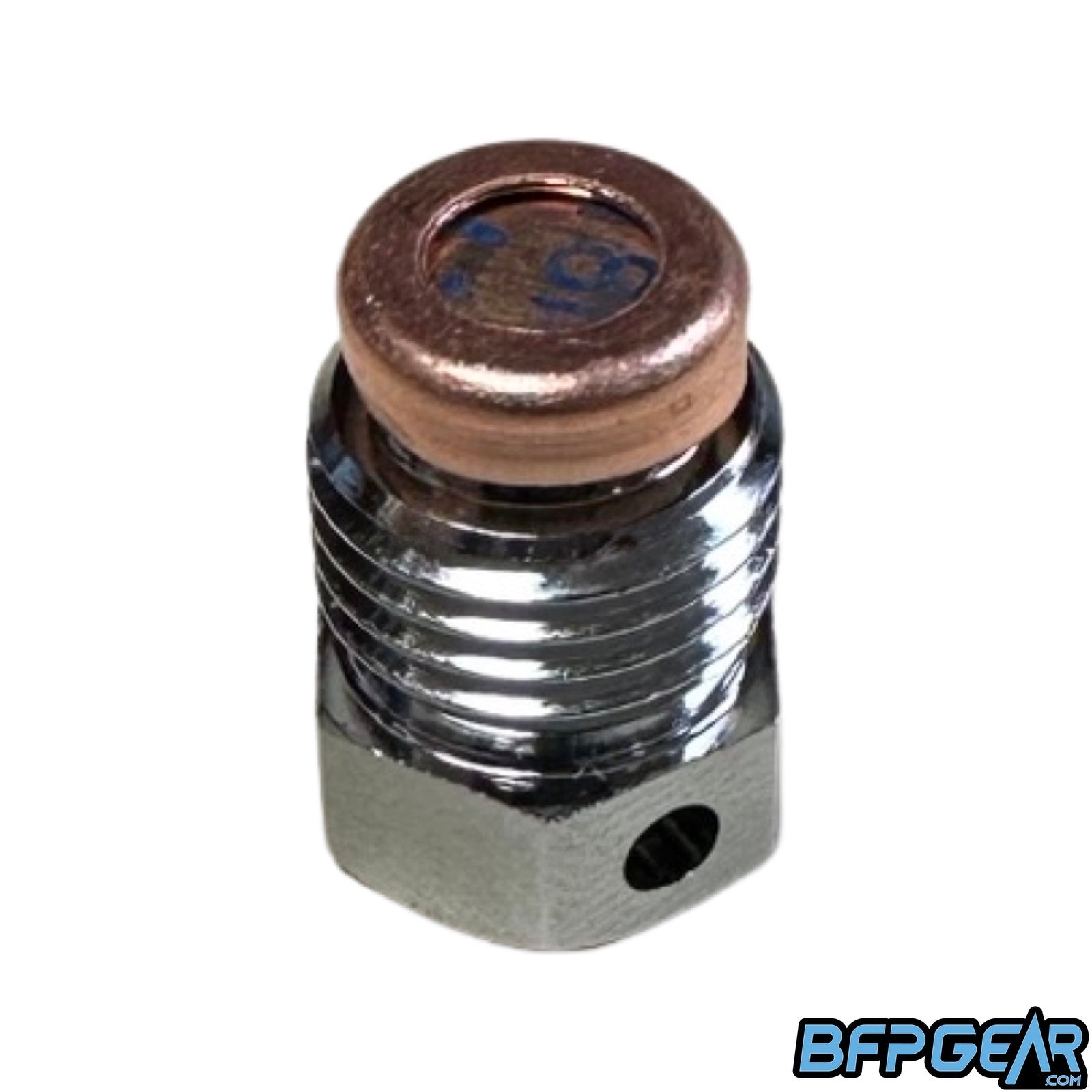 The bottom seal of the 1.8k burst disk.