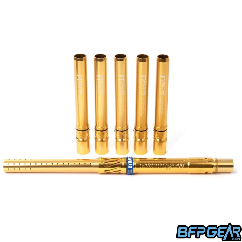 The all gold Dynasty Acculock barrel kit. Gold barrel back, gold barrel tip, and gold inserts. Limited to 100 made.