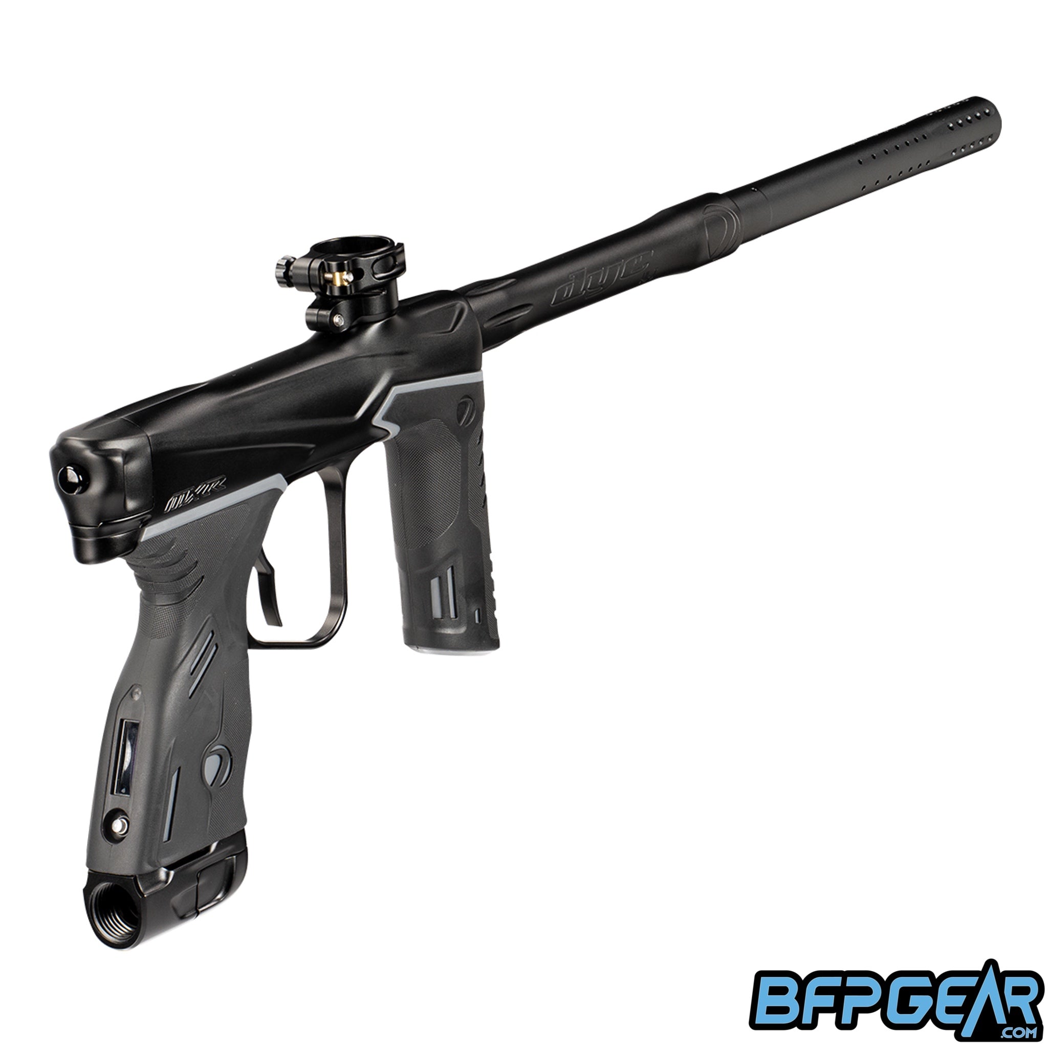 The Dye MXR Paintball marker in the Darkness colorway.