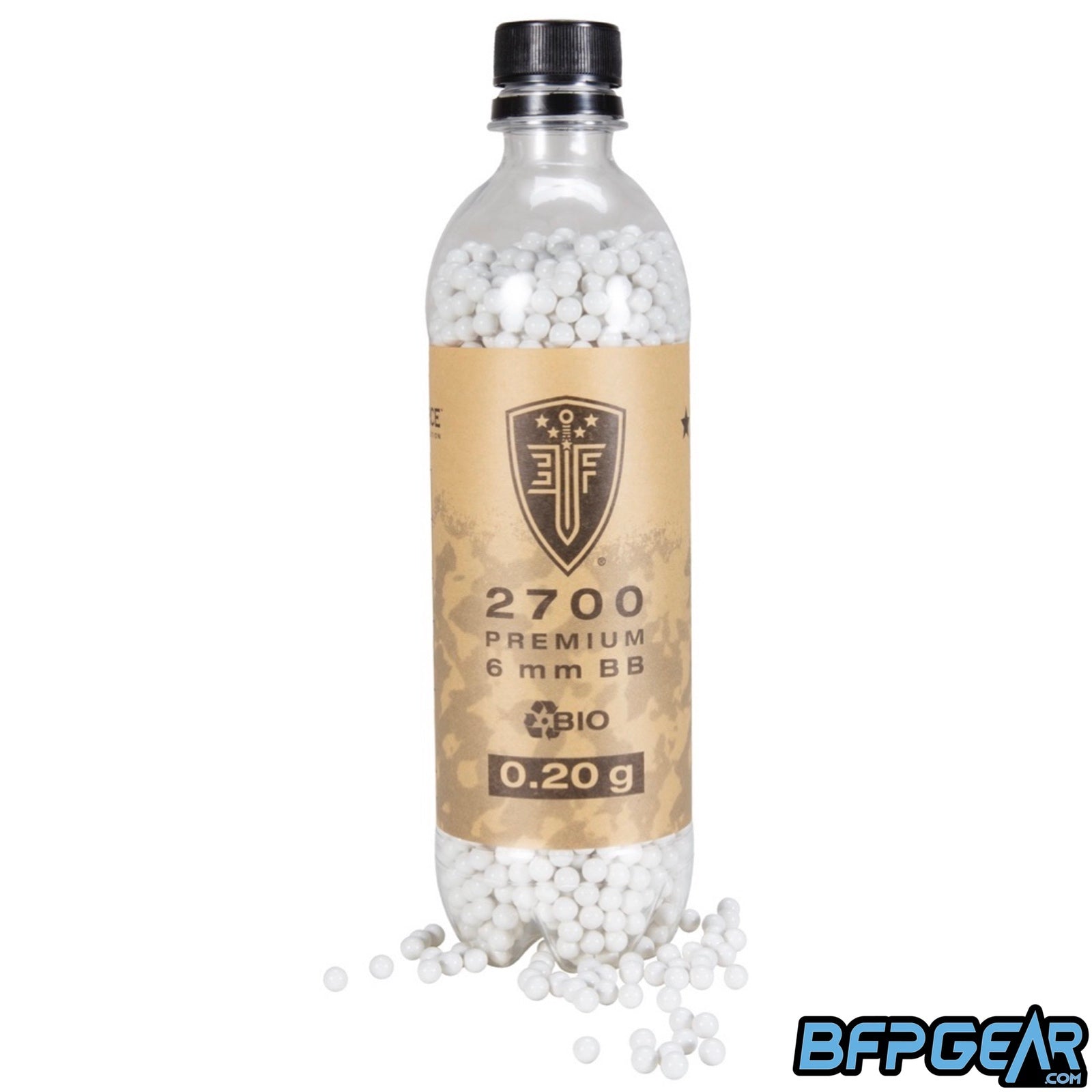 Elite Force .20g BB's, 2700 count.