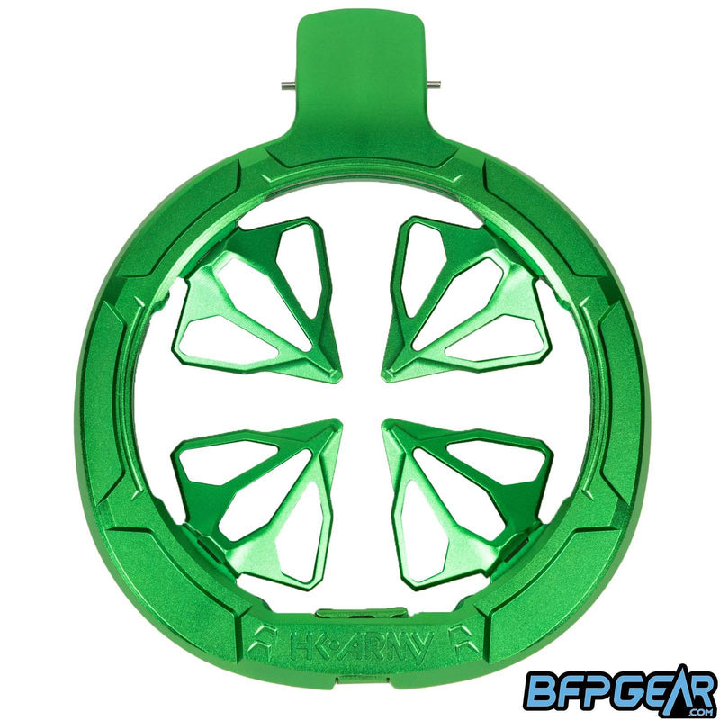 The HK Army EVO Speedfeed for the DYE R2 in lime.
