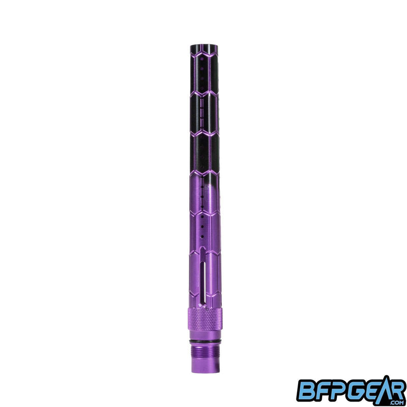 The HK Army Elite FXL Barrel tip with Nexus milling in purple and black fade.