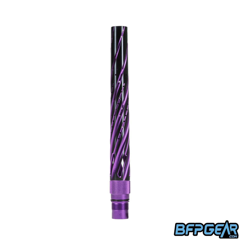 The HK Army Elite barrel tip in purple and black with the Orbit pattern.