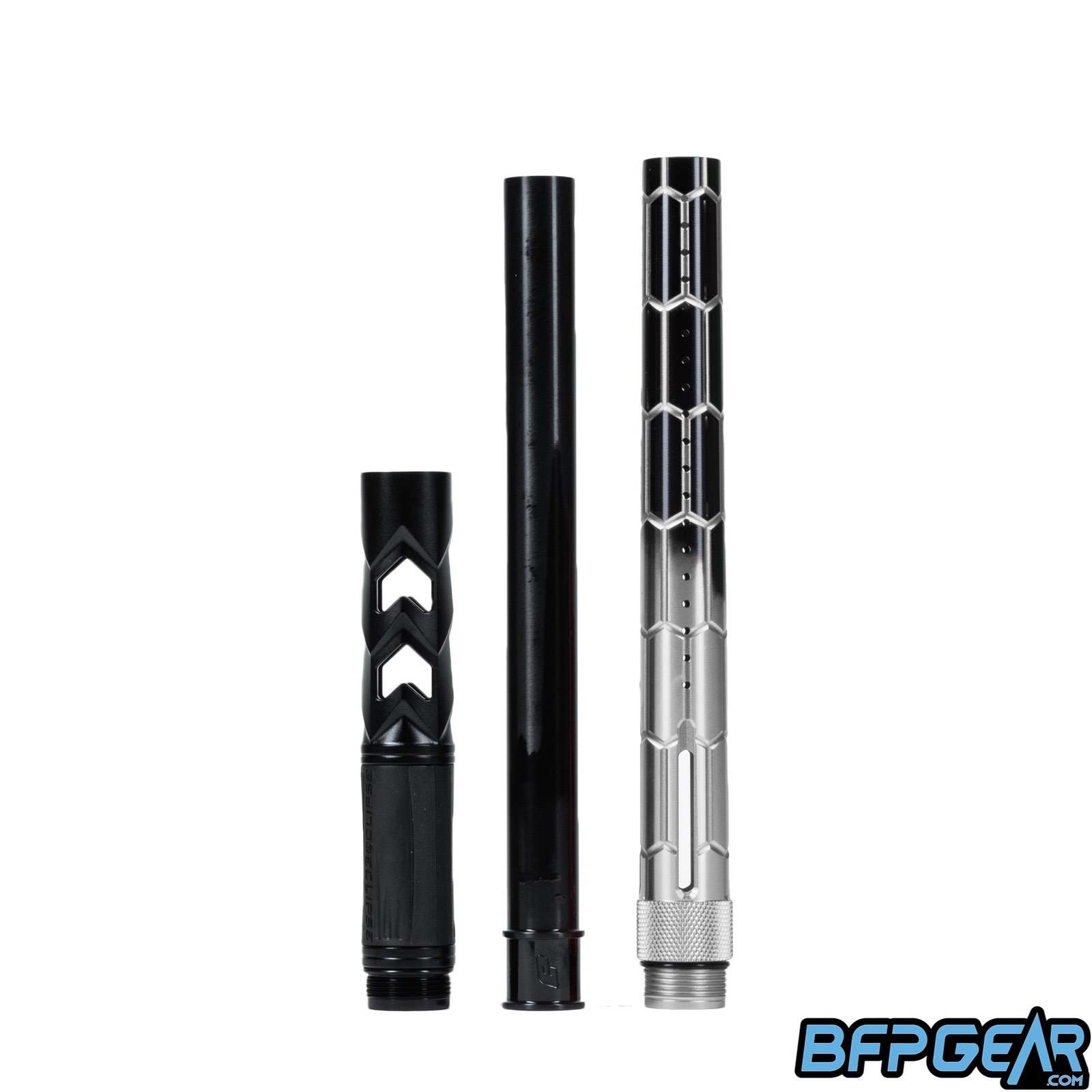 The HK Army Elite S63 PWR barrel tip in the Nexus pattern with a compatible S63 barrel back and PWR insert.