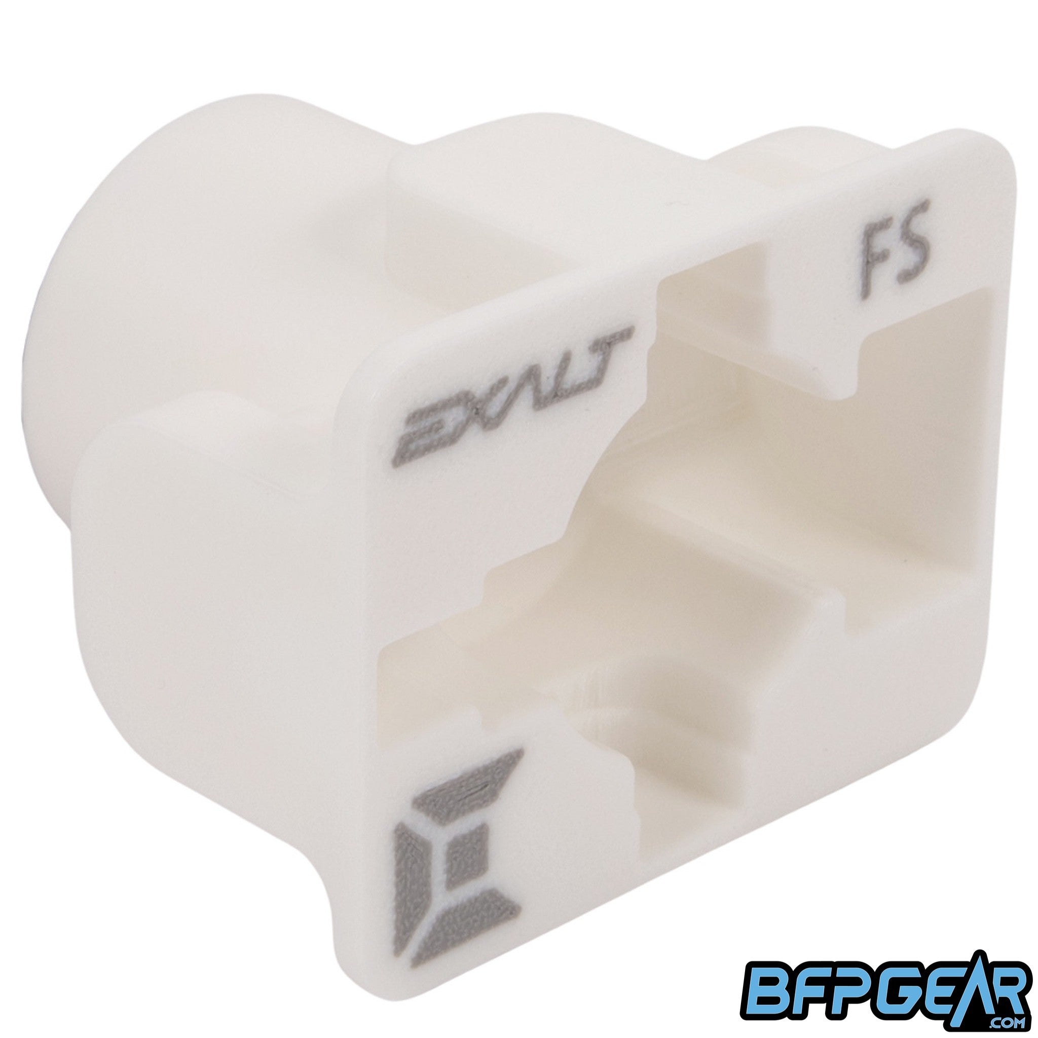 The Exalt Tank Reg Removal insert made for the First Strike style regulators.