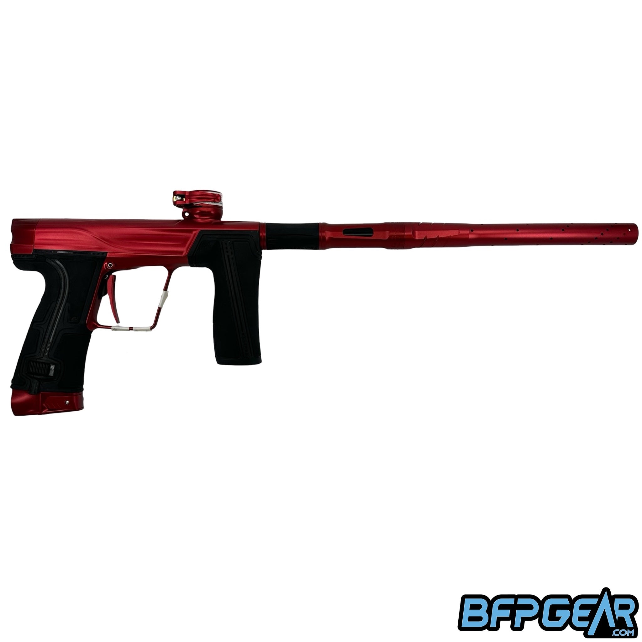 The Planet Eclipse GEO R5 in the all red color swap.