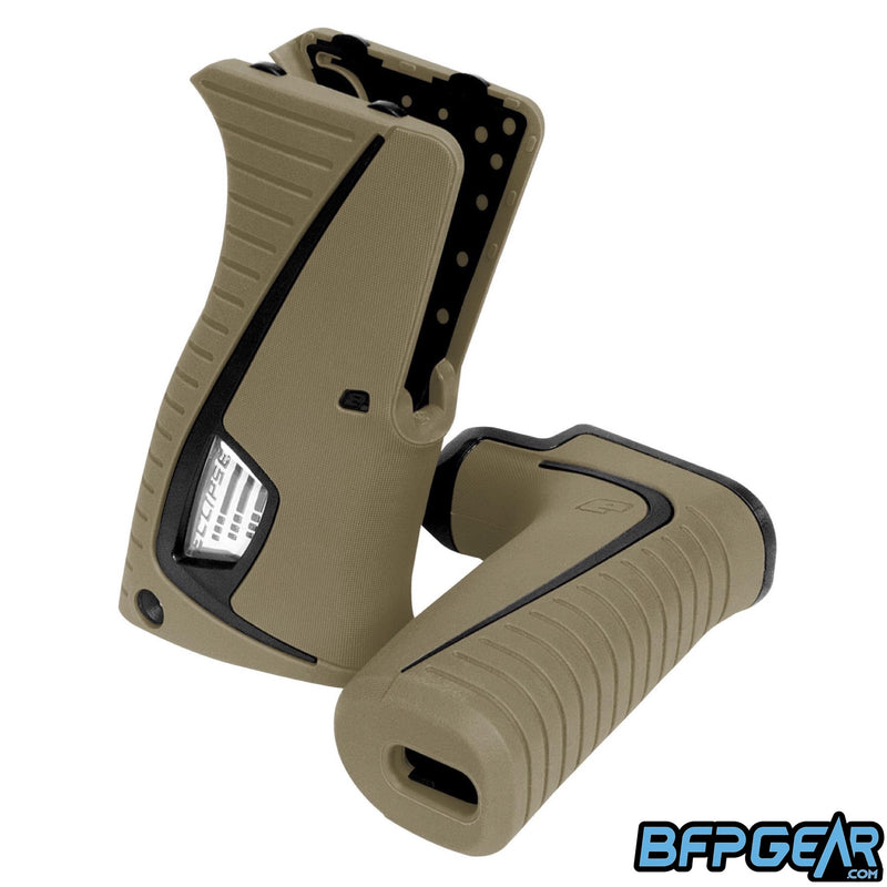 Planet Eclipse authentic grips for the GTEK 180R in tan.