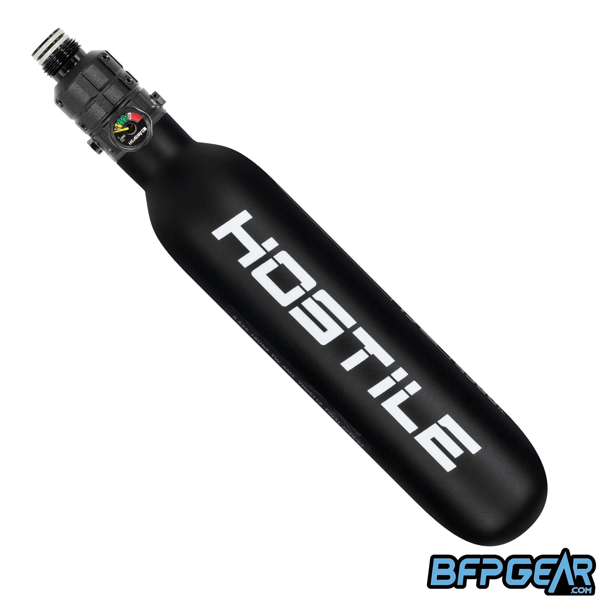 The HK Army Alpha Air 15ci air tank with Turbine Pro Reg in the Shadow color way.