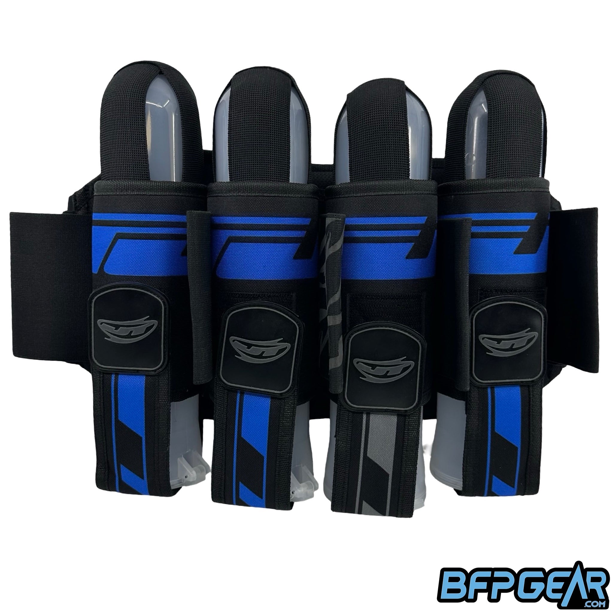The JT Swift Harness in the Ocean color way. Pod capacity is 4+7 and can hold up to 11 pods.