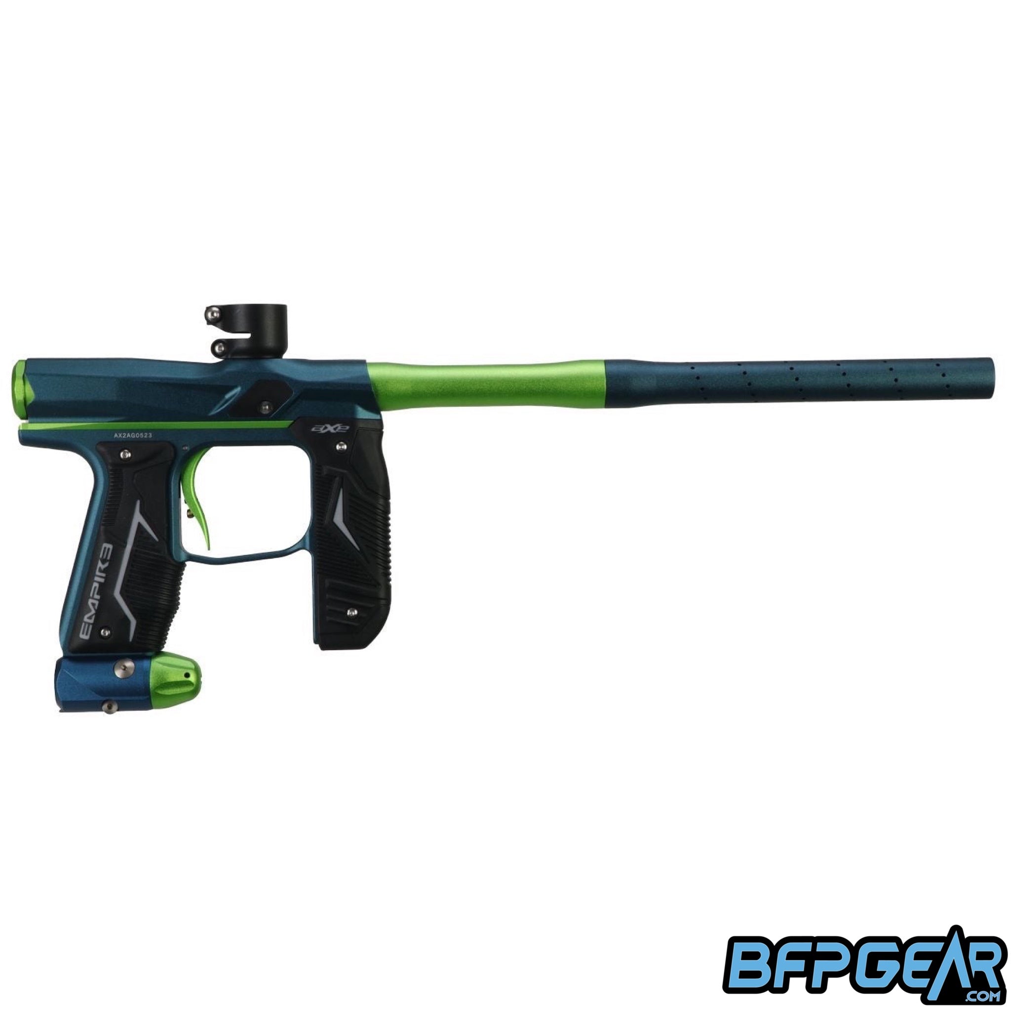 The Empire Axe 2.0 in Dust Admiral Blue and Dust Cadmium Green. Comes with a redline board pre-installed.
