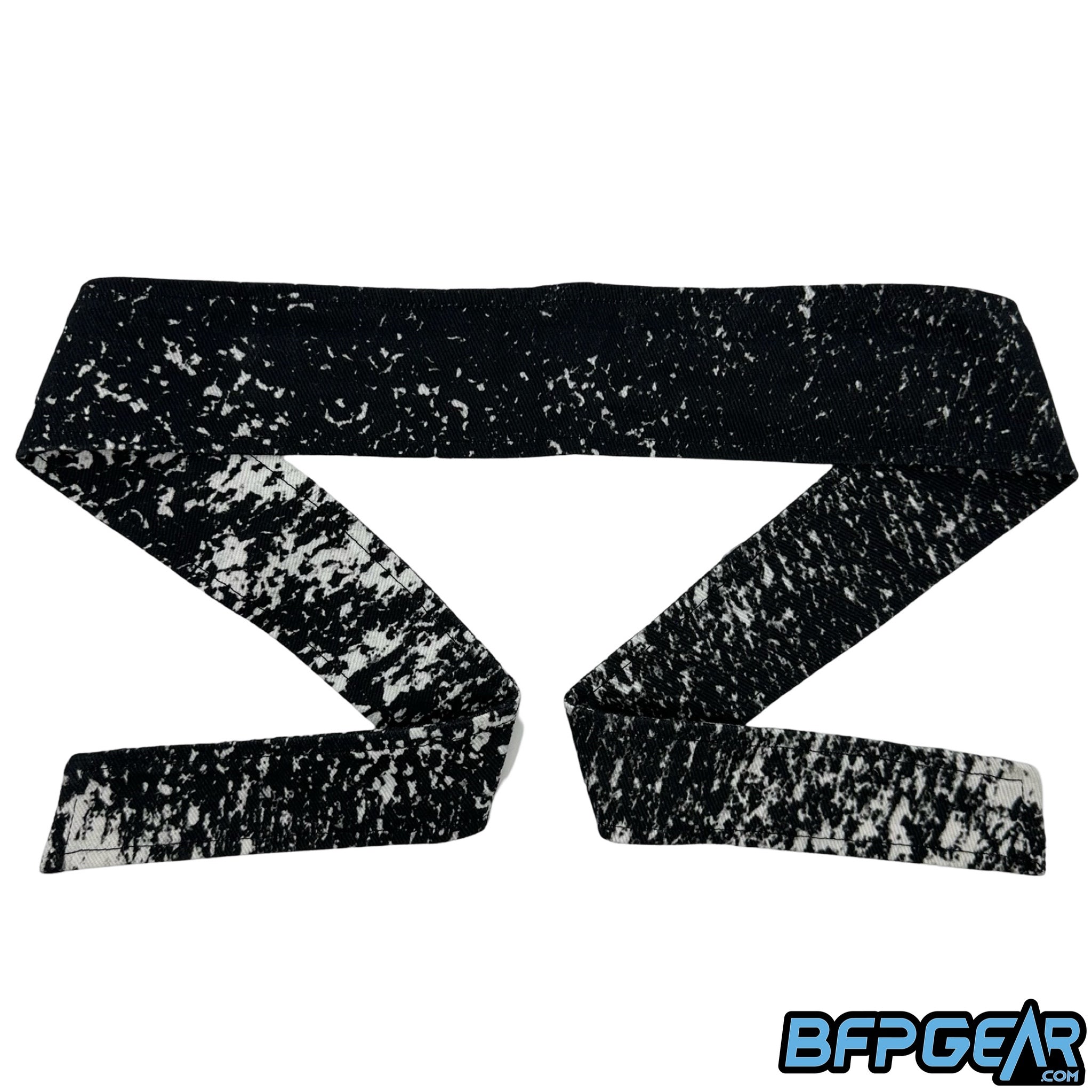 The PBRML Denim Headband in the 'Grime' style.