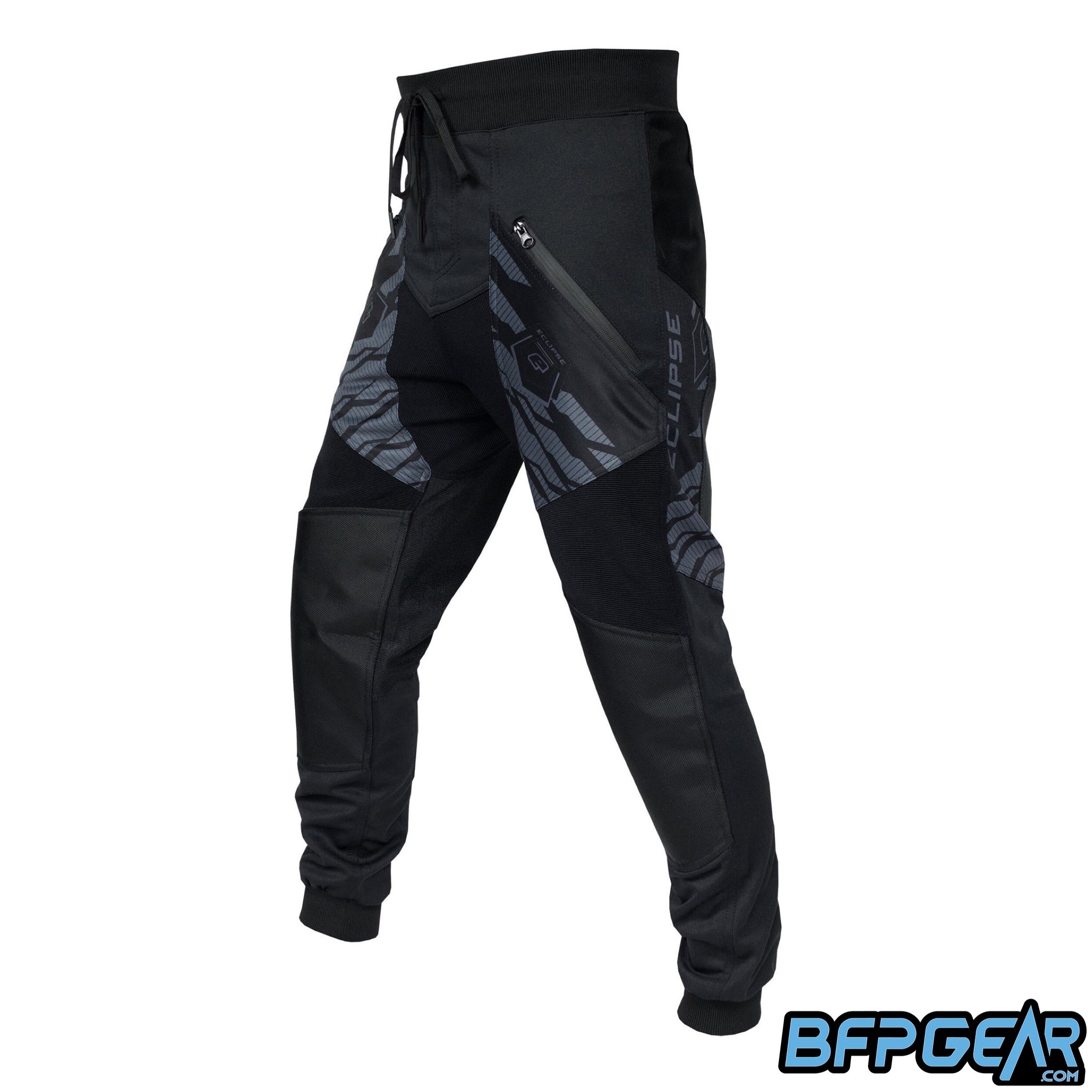 The Planet Eclipse Flyte Pants with the Beast pattern, in black.