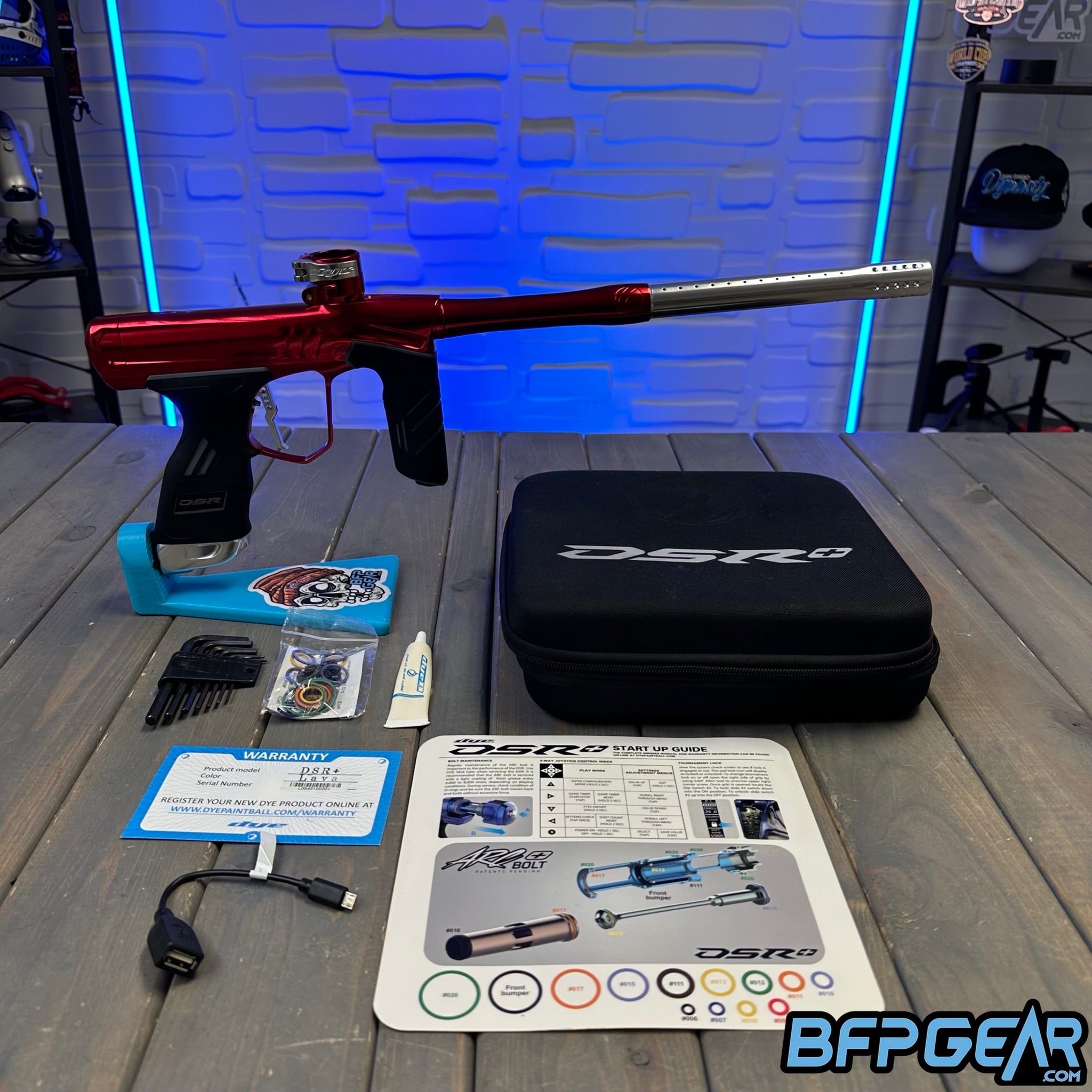 Used Dye DSR+ with IM Pro Kit - Gloss Red / Silver