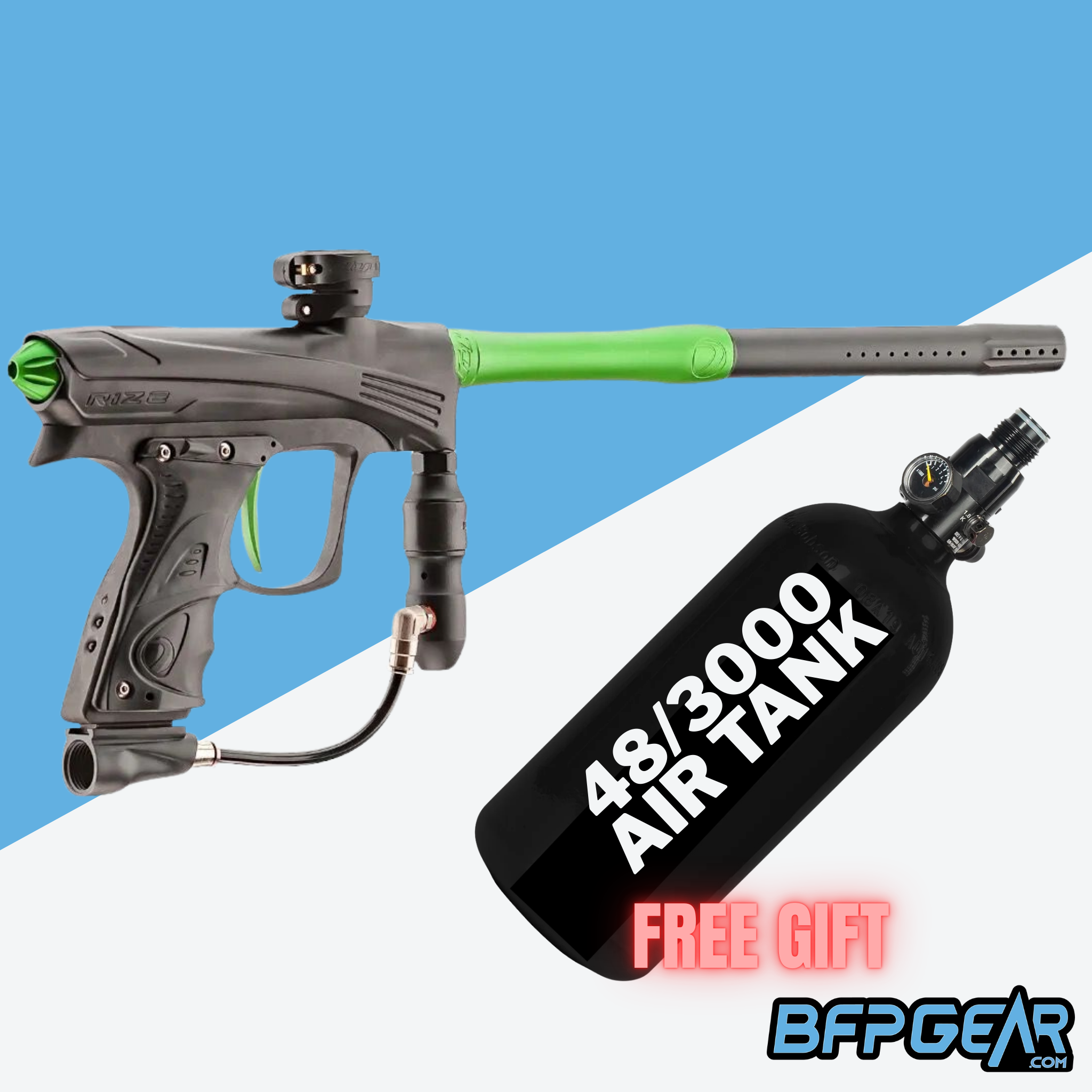 Dye Rize CZR - Black/Lime