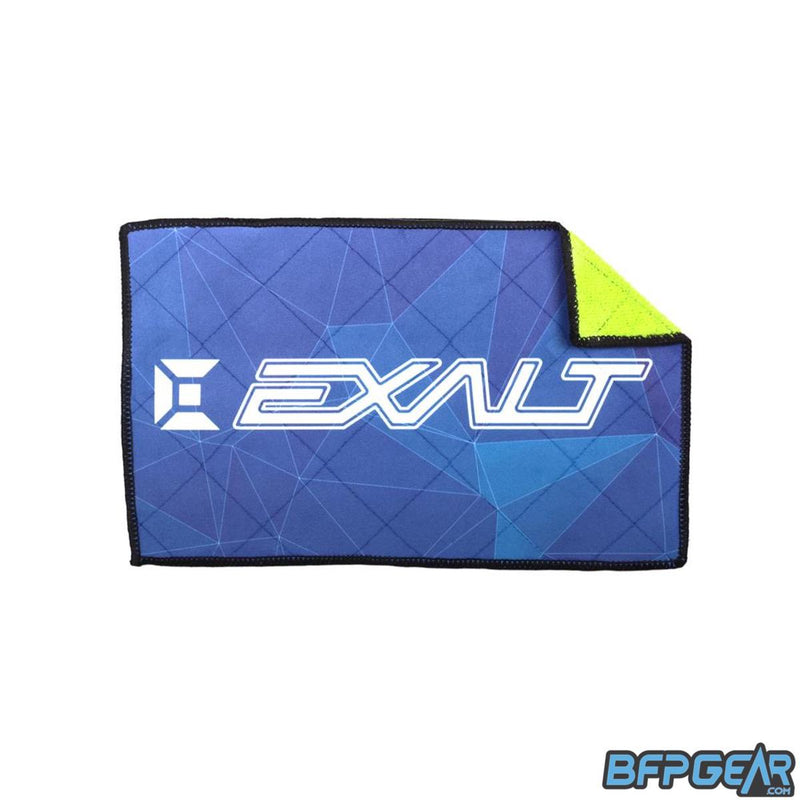 The Exalt Microfiber Player cloth in the Crystal Blue style.