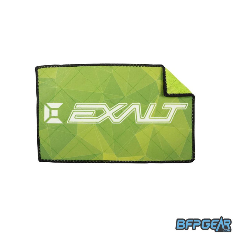 The Exalt Microfiber Player cloth in the Crystal Neon style.