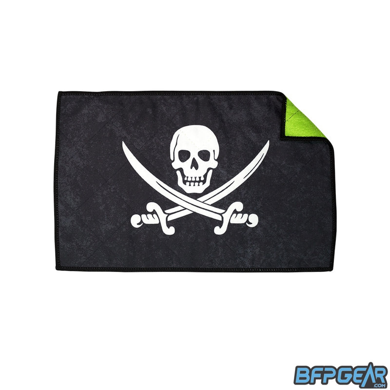 The Exalt Microfiber Player cloth in the Pirate style.