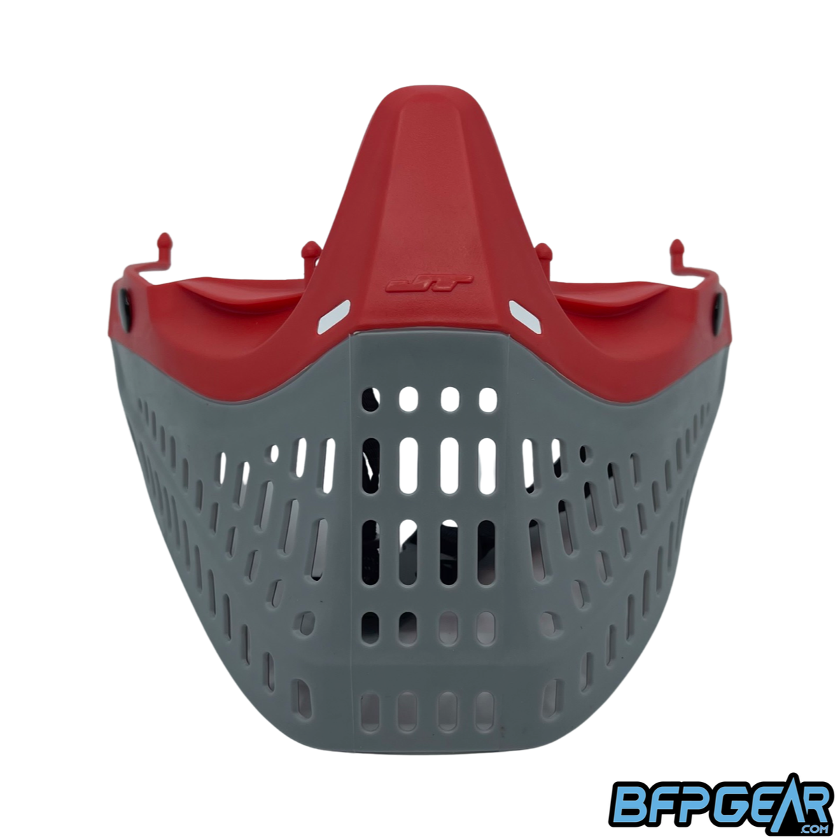 JT ProFlex faceplate in Red and Grey. Fits all JT ProFlex frames.