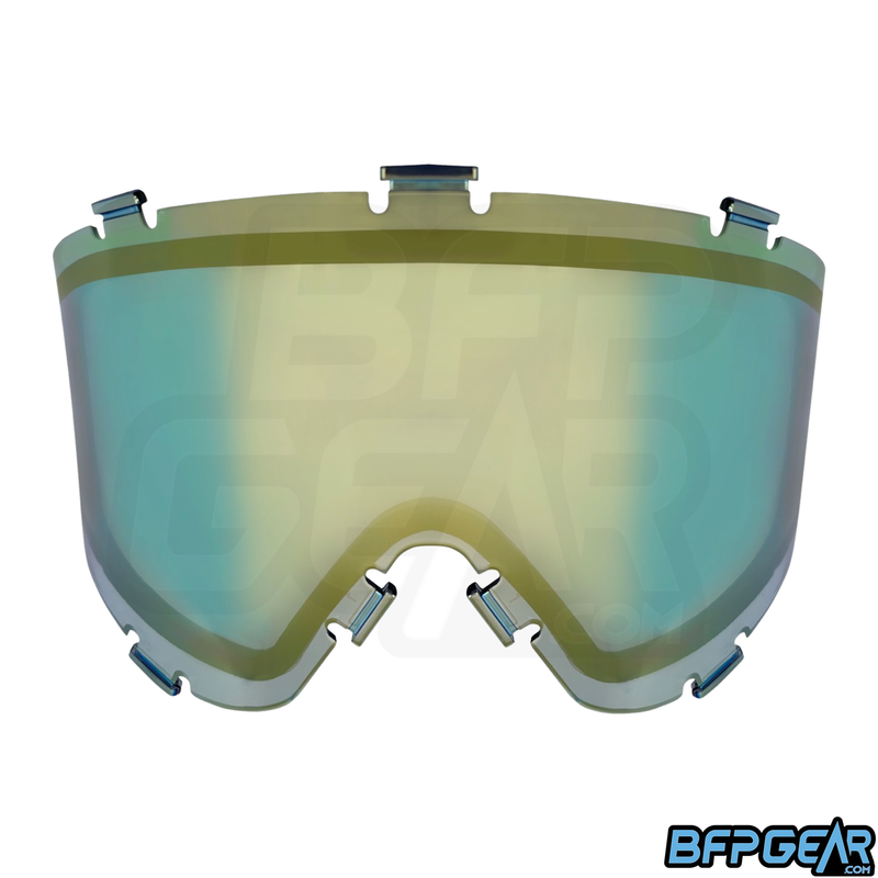 JT Spectra lens in Prizm Gold. Fits all goggles that accept the JT Spectra line of lenses.