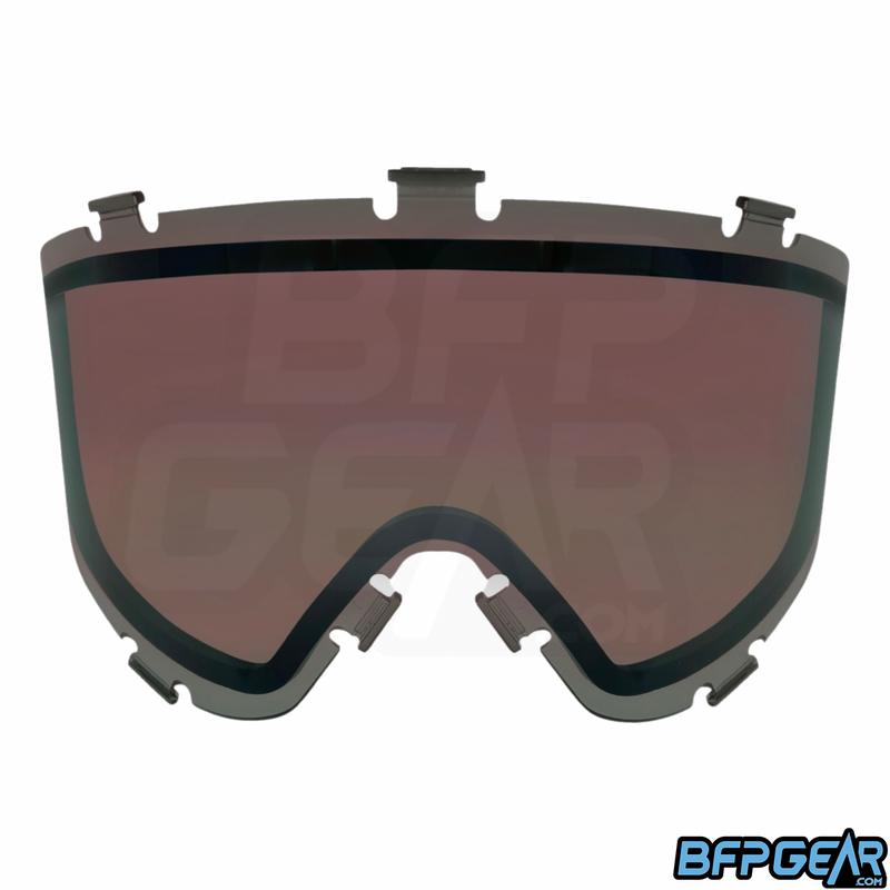 JT Spectra lens in Rose Gradient. Fits all goggles that accept the JT Spectra line of lenses.