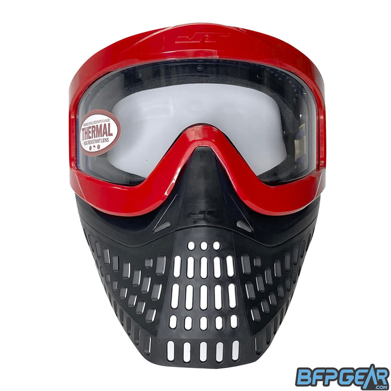 JT ProFlex X Paintball Mask - Red/Black