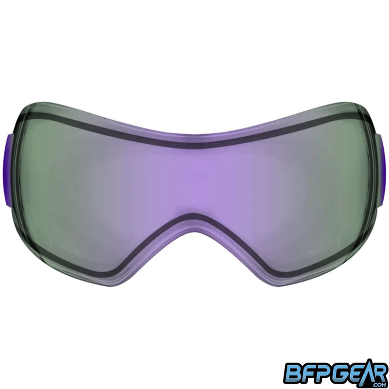 The V-Force Grill lens in Phantom. The outside finish of the lens is a silver/purple fade mirror