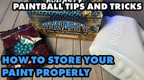 Paintball Tips and Tricks - How to Store Paint Properly