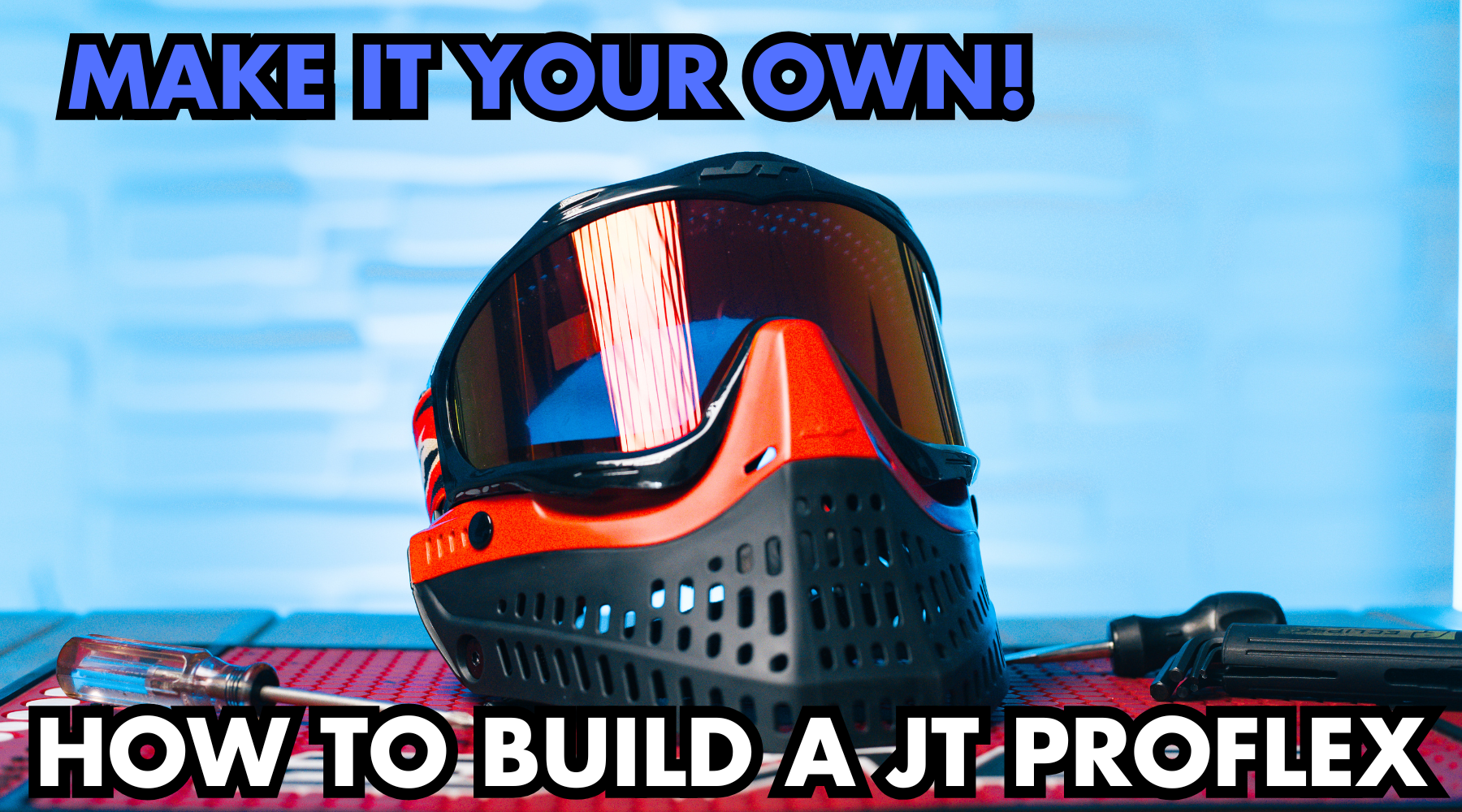 An image of a custom built JT ProFlex goggle system.