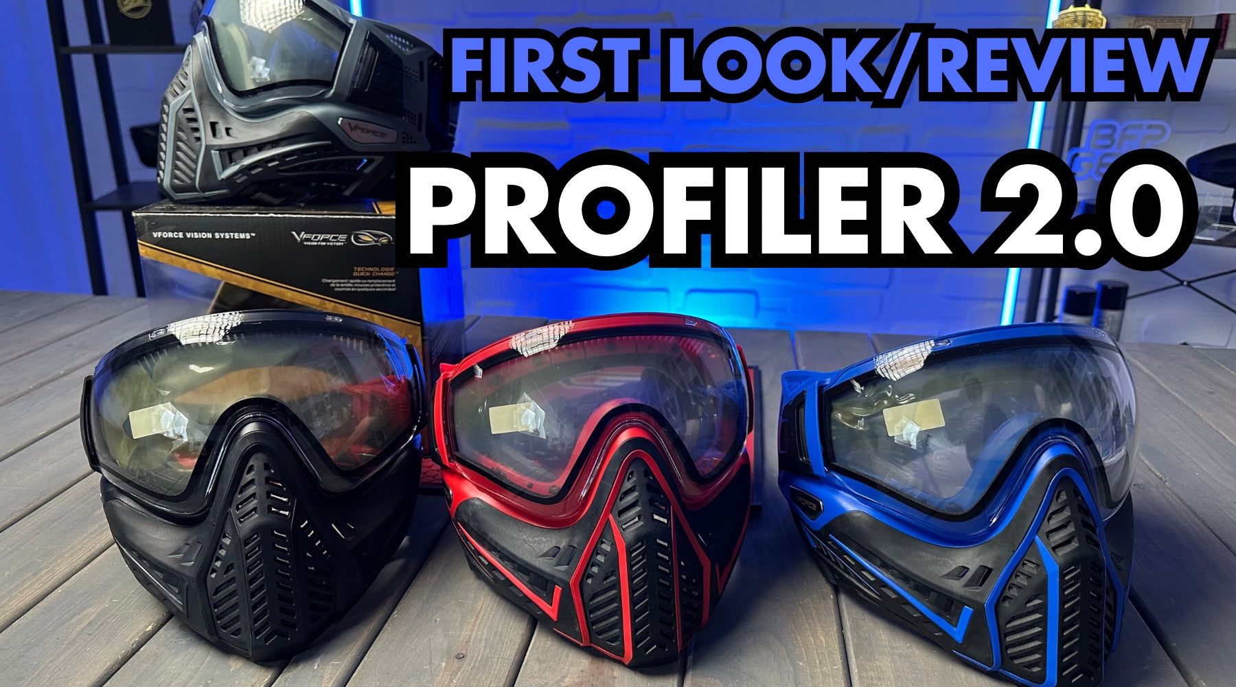 First Look and Review - V-Force Profiler 2.0 Paintball Mask
