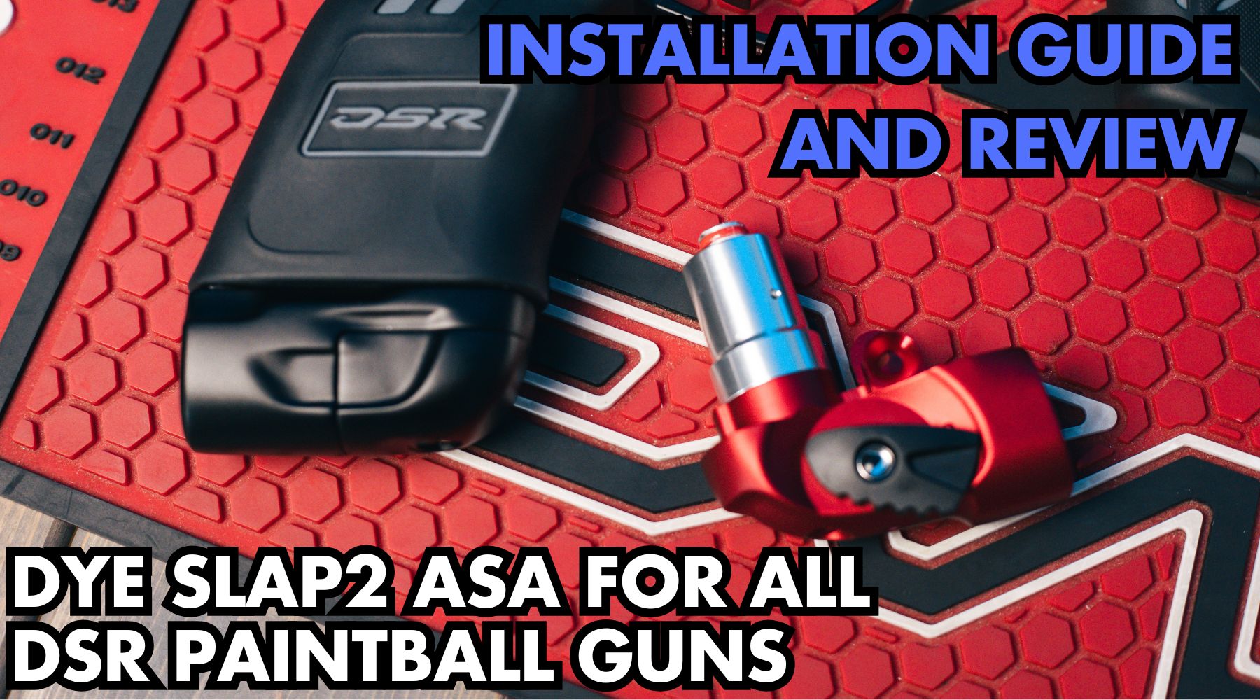DYE SLAP-2 ASA For DSR Paintball Guns - Review and Installation