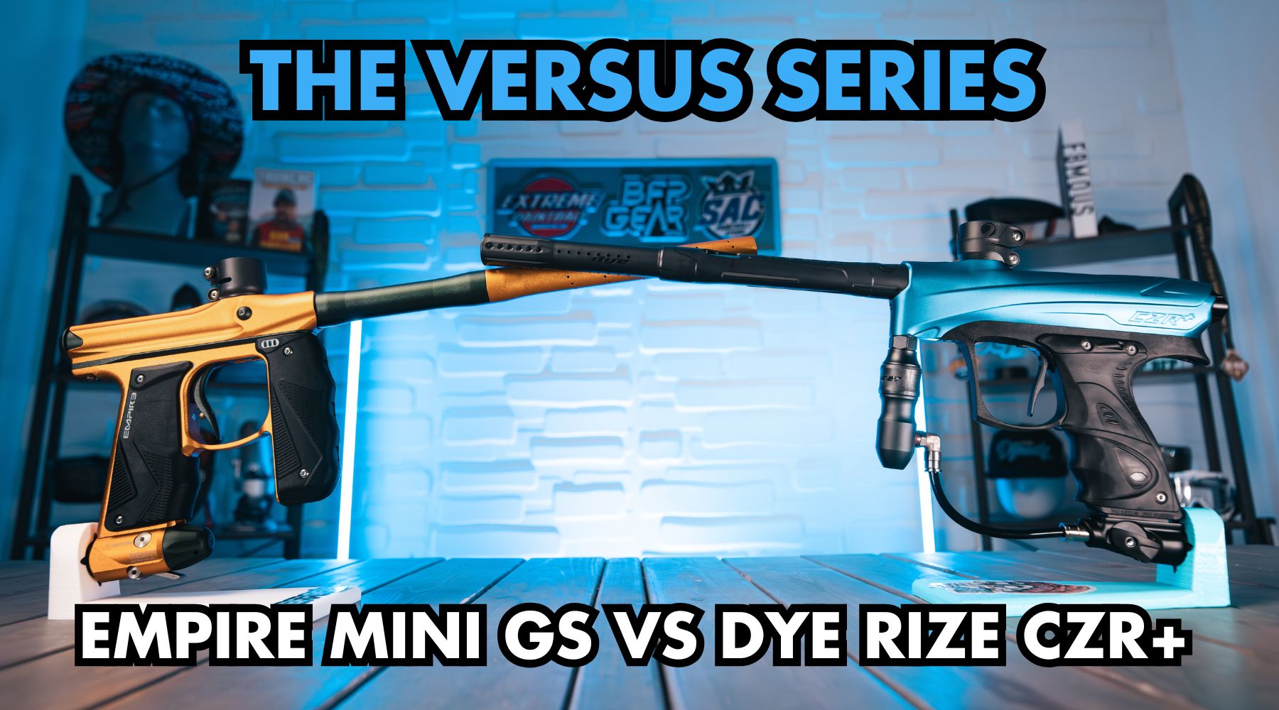 The Entry Level Electronic Paintball Marker Showdown! - Empire Mini GS vs. Dye Rize CZR+