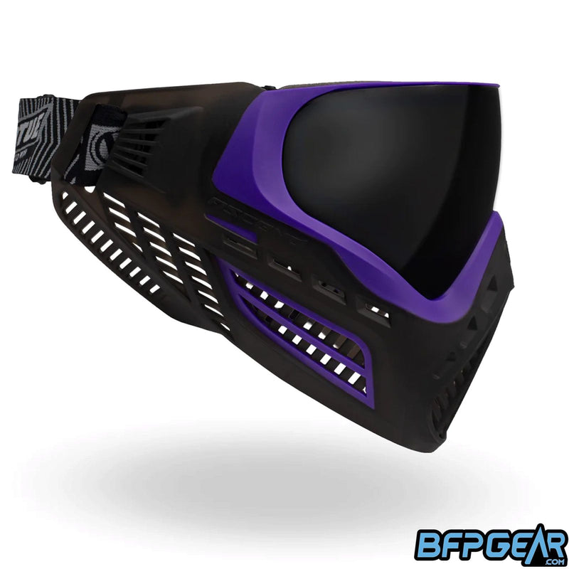 Side view of the Purple Smoke Ascend goggle.