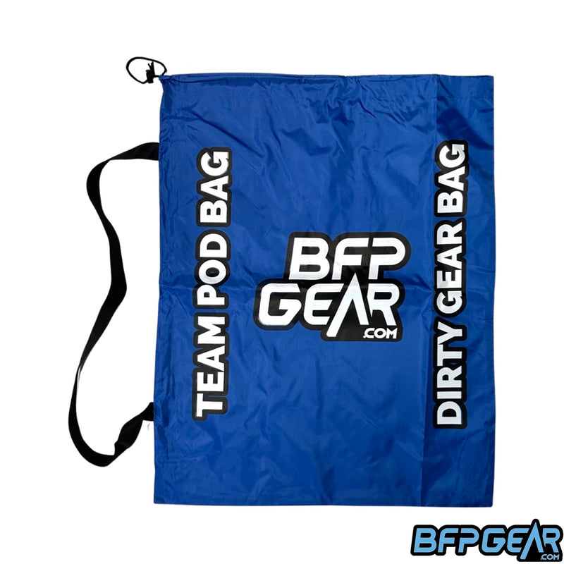 BFPGear.com Team Pod Bag / Dirty Pod Bag. Keep your empty pods or dirty gear in this bag to separate from your clean gear or full pods.