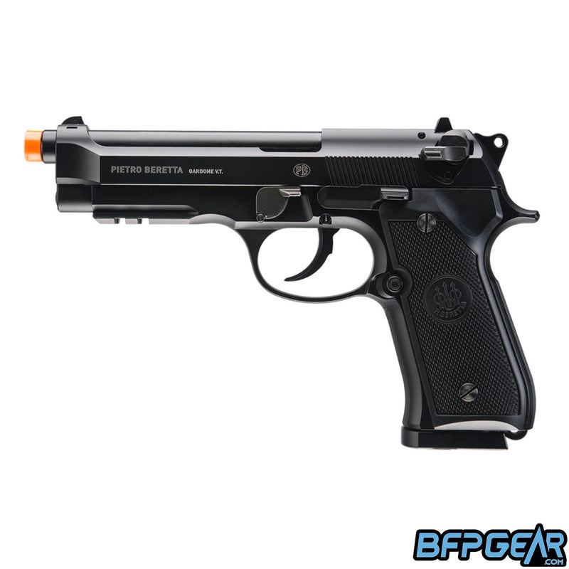 The Beretta M92 fully automatic airsoft pistol.