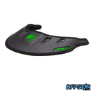 The Dye Wing visor in black and lime