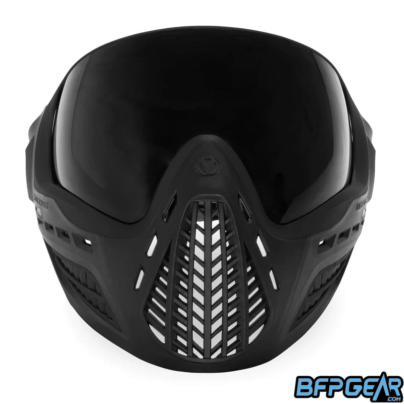 Front shot of the mouth ventilation on the Black Ascend goggles.