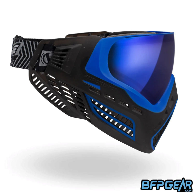 Side view of the Blue Ice Ascend goggle.