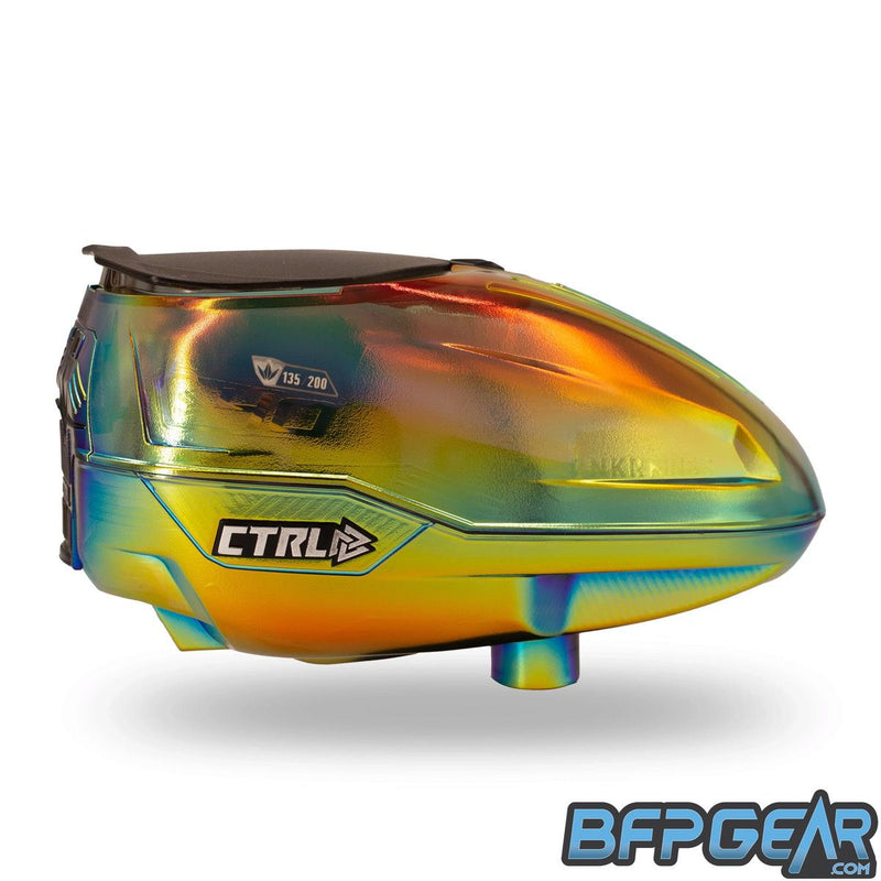 The Bunker Kings CTRL loader in Flare. Prismatic orange/red that is translucent. Each loader is limited to 200 made, and has which one you have on the top shell.