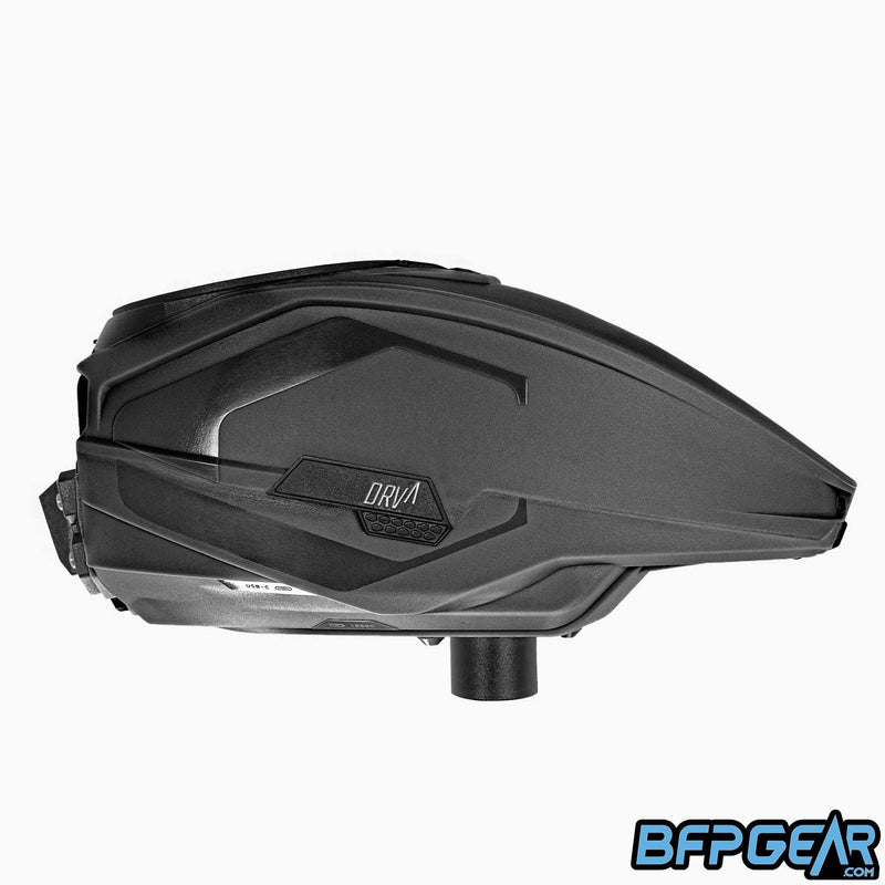 The CRBN DRV Loader in all black, facing the right.