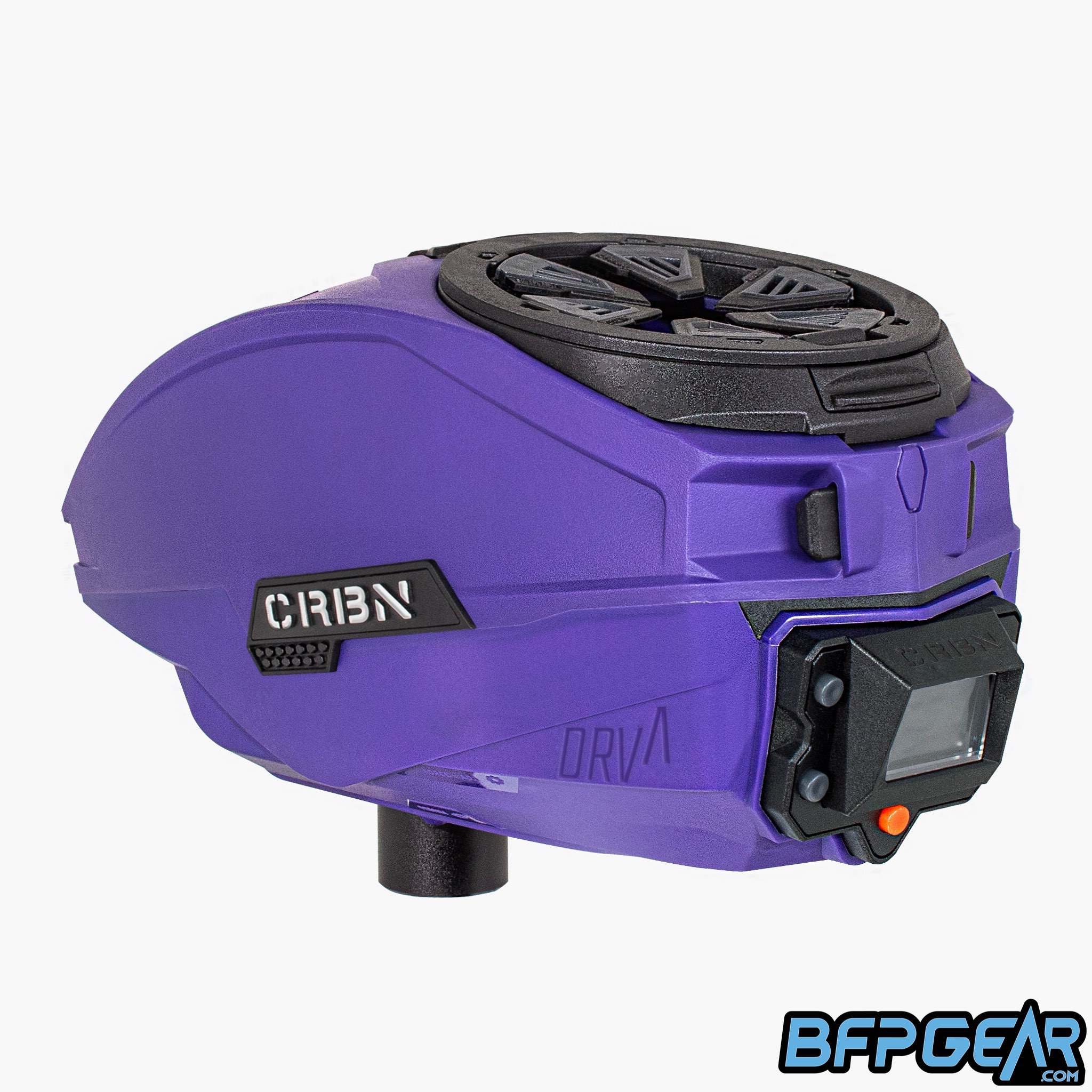 The CRBN DRV Loader in purple facing the left at an angle.