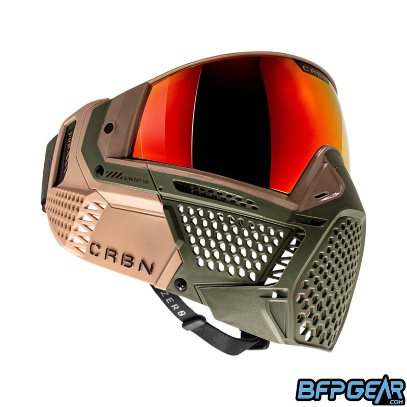 The CRBN Zero Pro goggle in the Safari color way in More Coverage.
