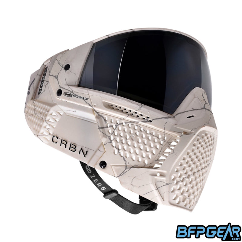 The CRBN Zero Pro GRX goggle in the Fracture Bone color way in More Coverage.