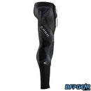 CRBN SC Pro Bottom 3.0 paintball protective pants featuring ergonomic design, dual-layer padding on groin, hips, thighs, and knees, and breathable compression fabric.