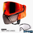 Each CRBN Zero Pro goggle comes with two lenses. One clear lens and one highlight lens to match the colorway.