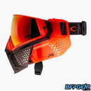 The CRBN Zero Pro goggle facing the left.