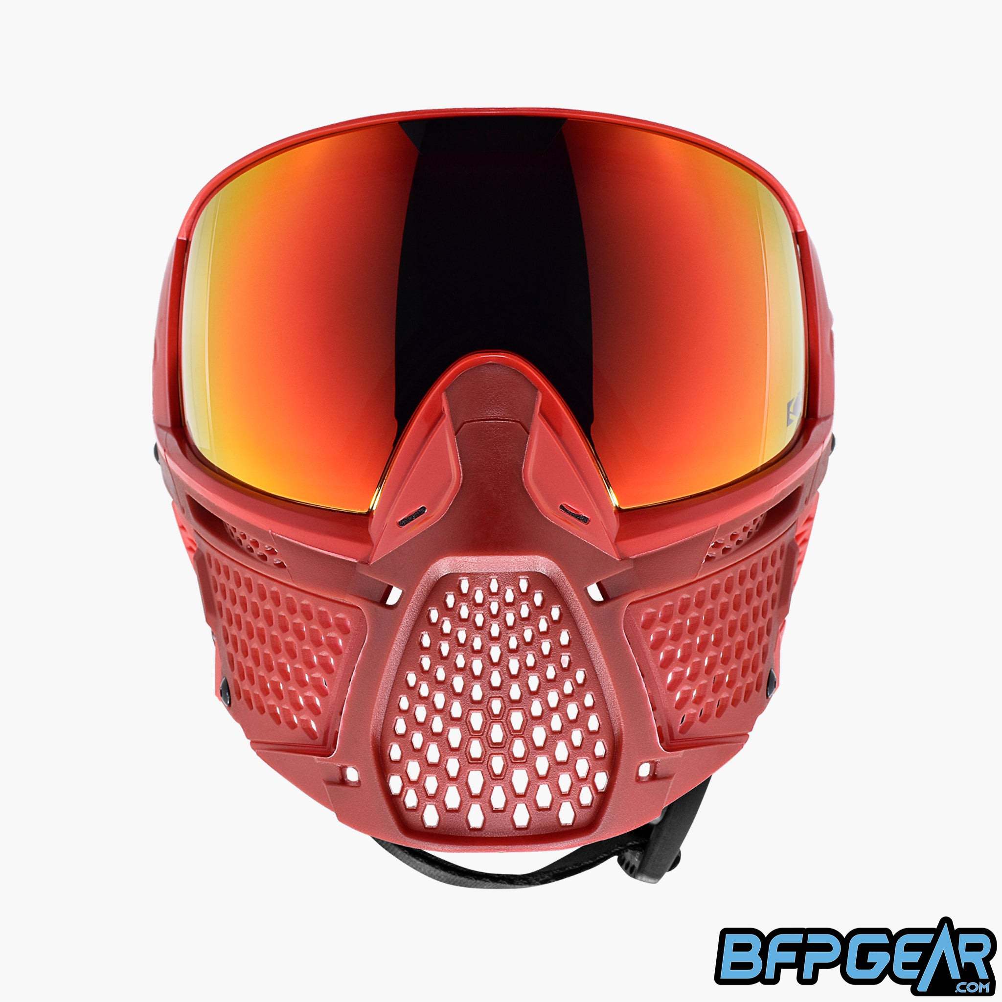 The CRBN Zero Pro front facing shot. This shows off the ventilation on the front of the goggle.