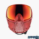 The CRBN Zero Pro front facing shot. This shows off the ventilation on the front of the goggle.