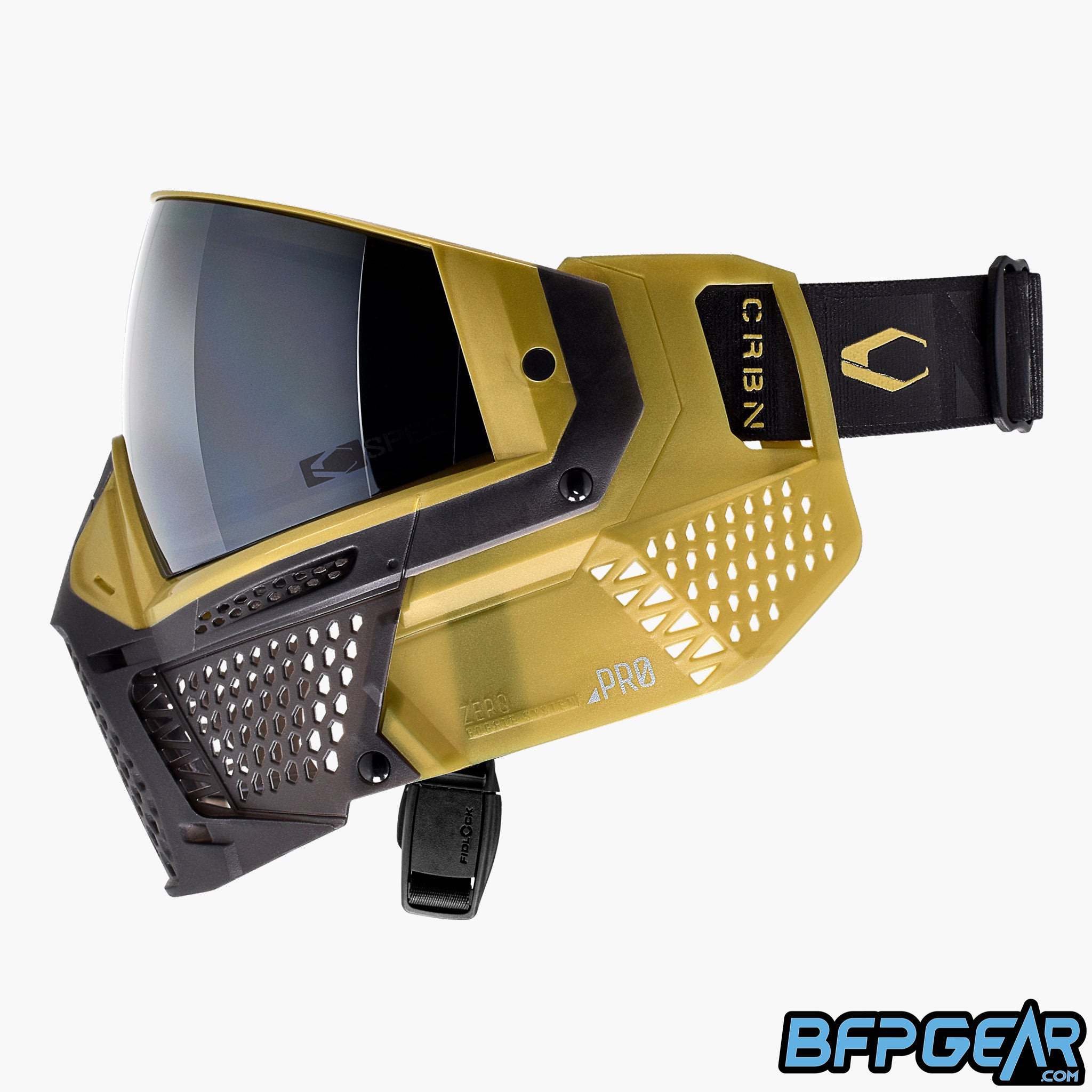 The CRBN Zero Pro Goggle facing the left.