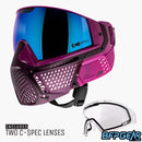 Each CRBN Zero Pro Goggle comes with a clear lens and a matching highlight lens.