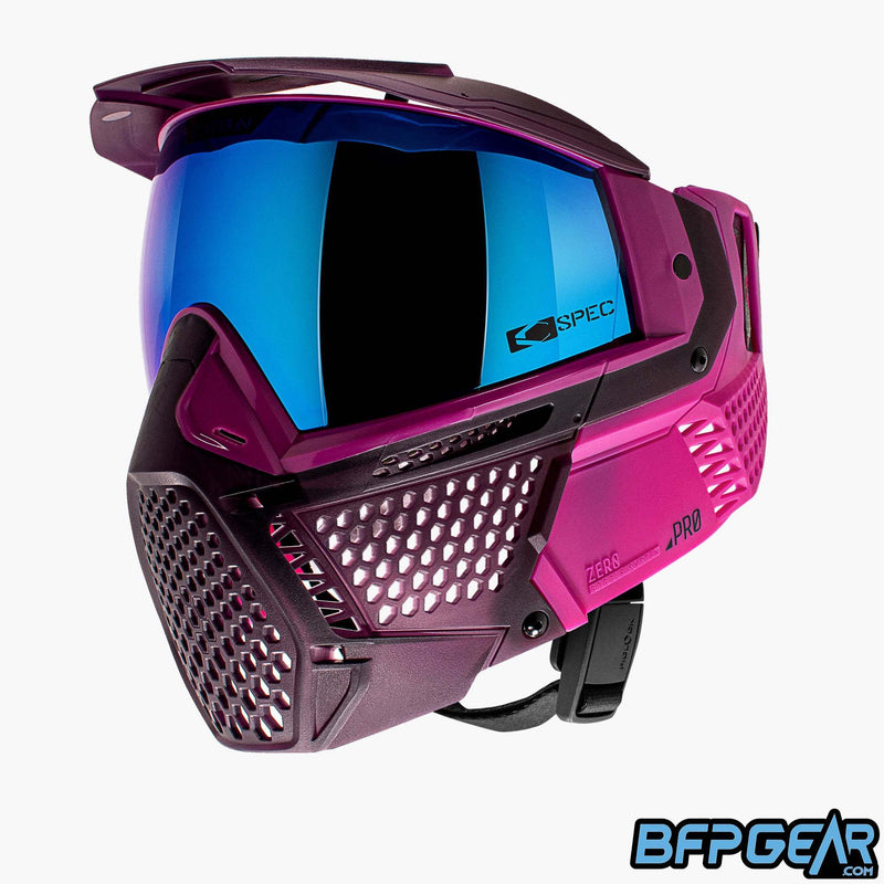 The CRBN Zero Pro goggles have a visor that can snap into place.